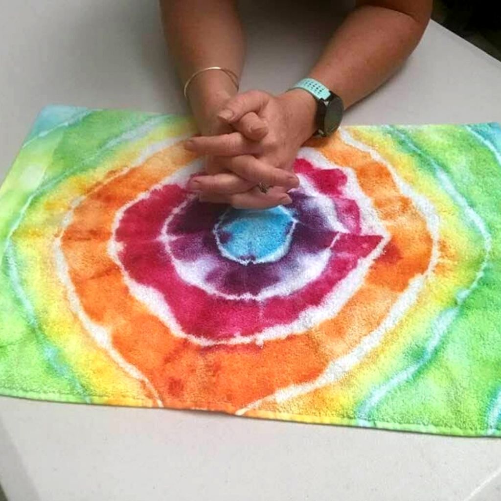 Tie Dye Hand Towel Sewcial Dyes