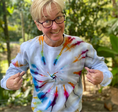 Tie Dye - Jumper | Silver Vortex