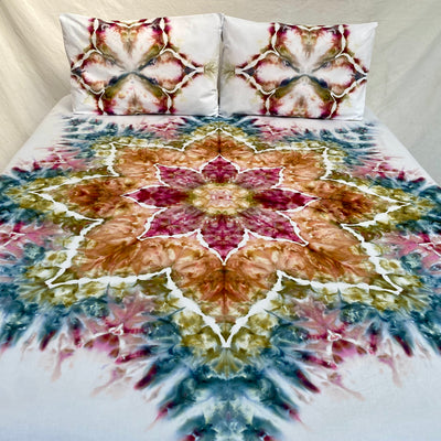 Heaven and Earth | Hand dyed throw set