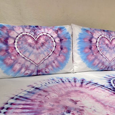 Sherbet Bliss | Hand dyed throw set