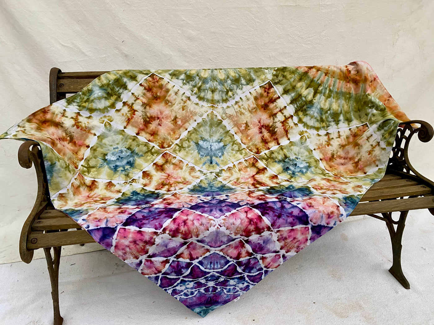Earthy Mandala Knee Rug