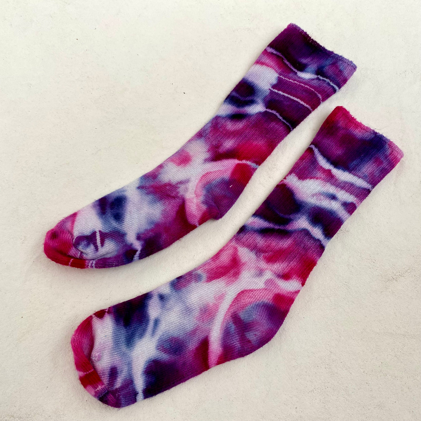 KIDS Calf socks  Size 5-7 - Pink & Purple