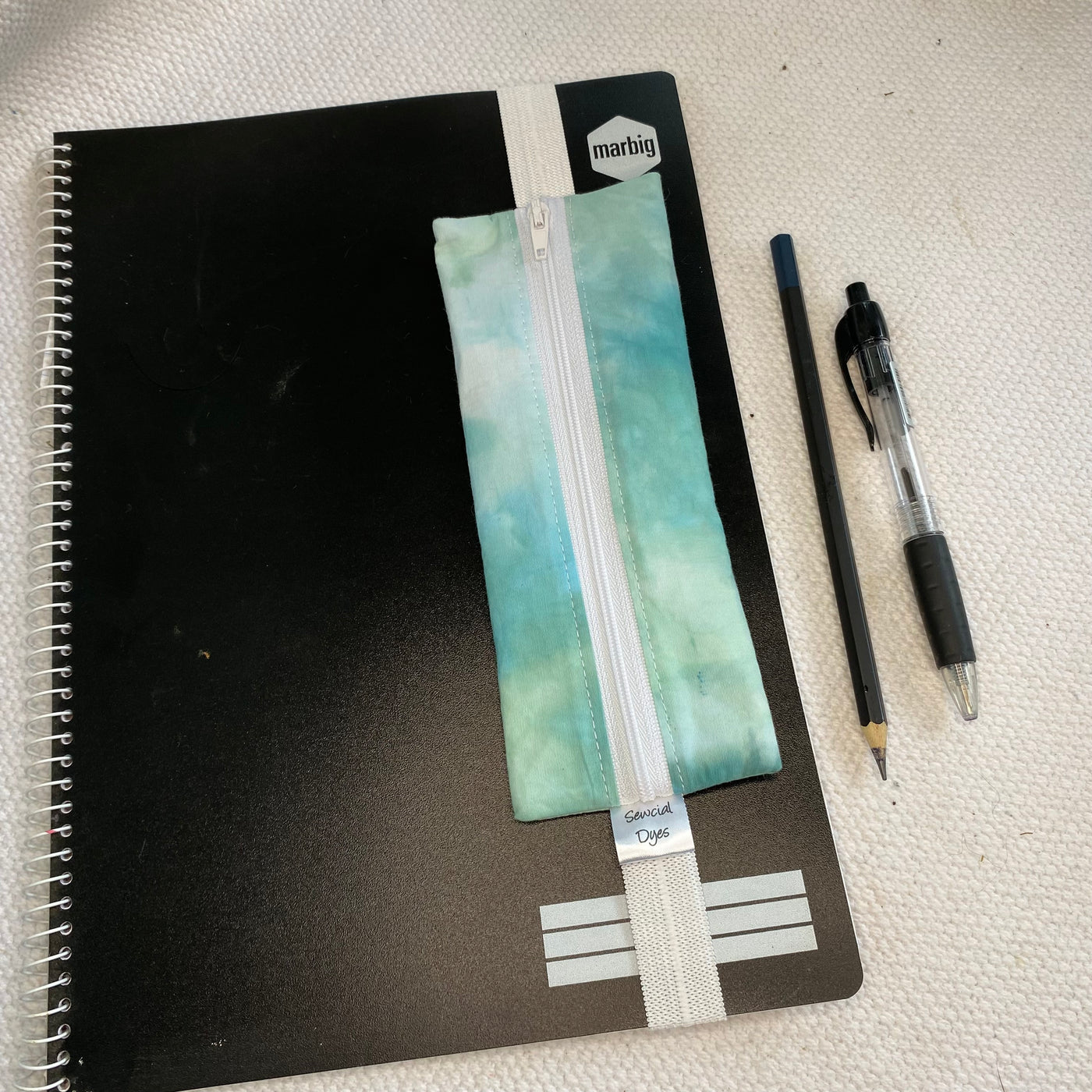#6 - A4 size Pencil pouch / Bookmark - Mint