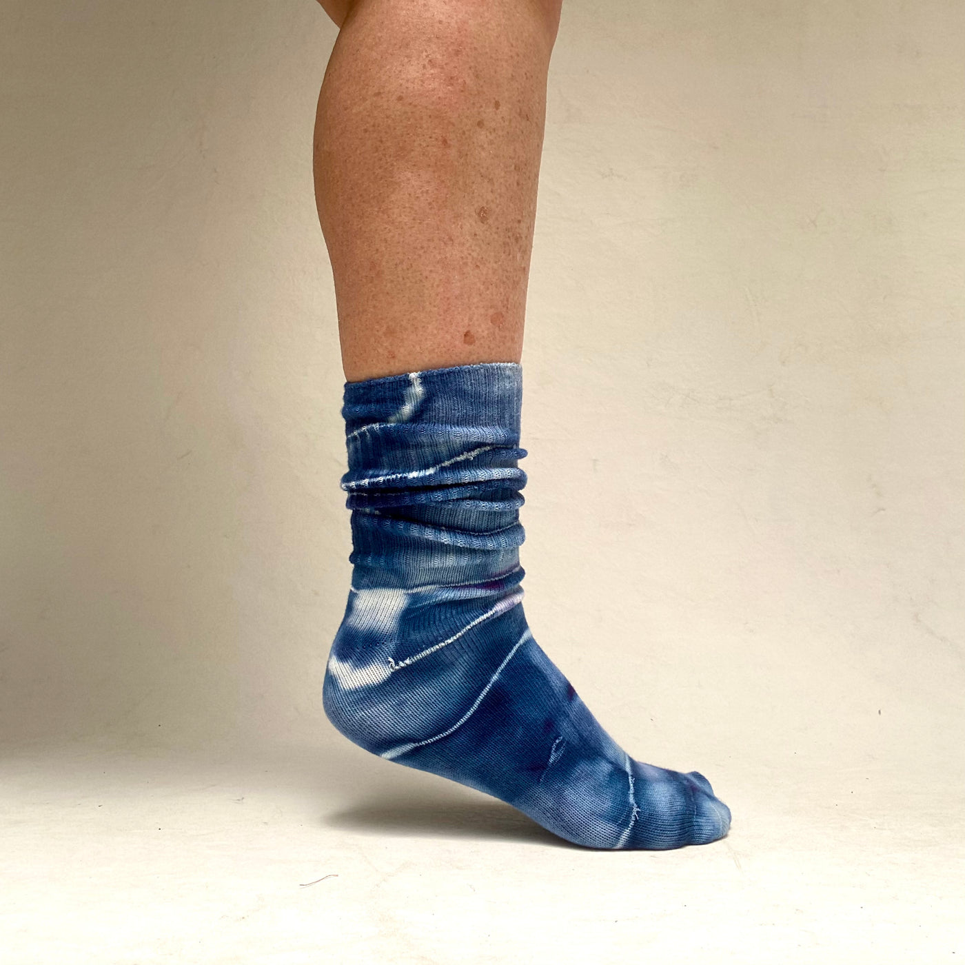 Calf socks  Size 7-10 - Indigo