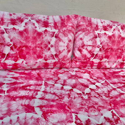Strawberry Delight | Hand dyed throw set