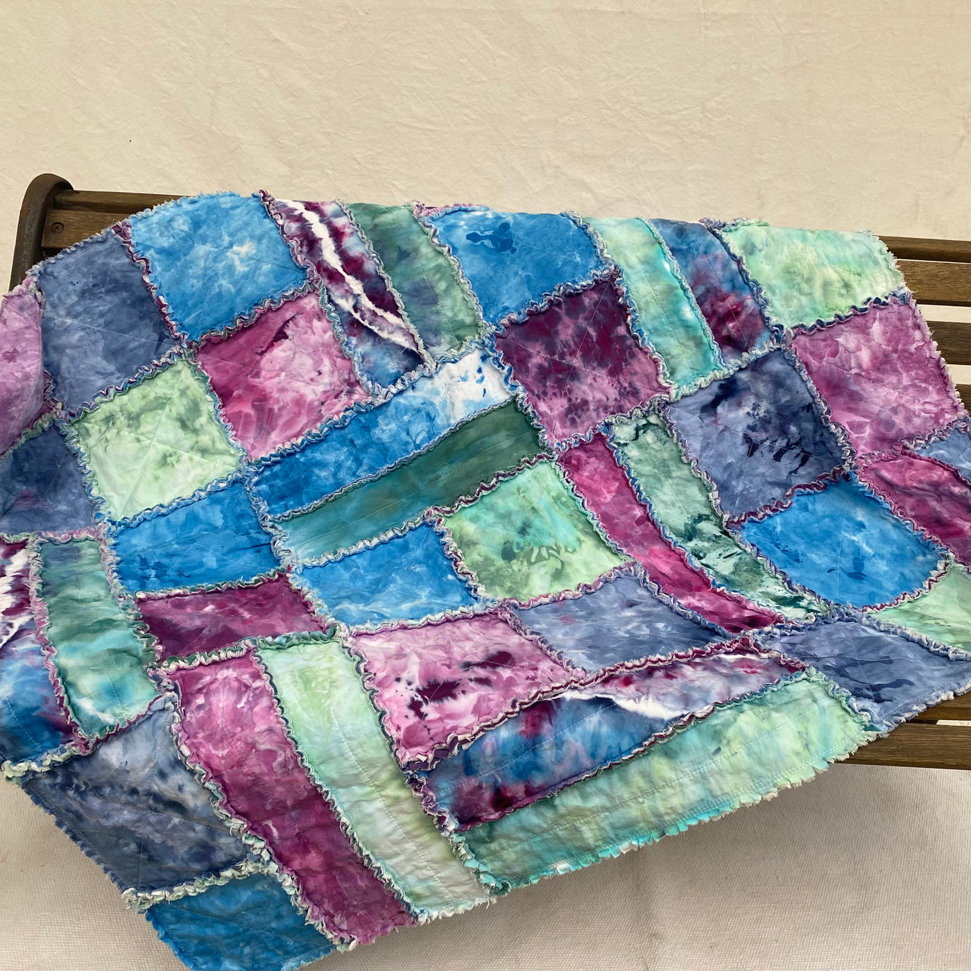 Patchwork Shaggy Rug