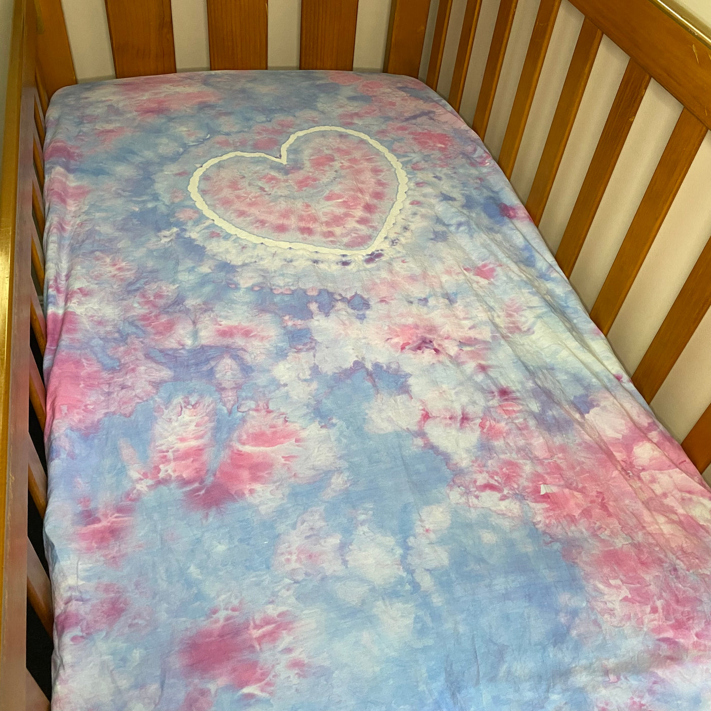 Cuddle my Love - Hand dyed |  fitted cot sheet + optional extras