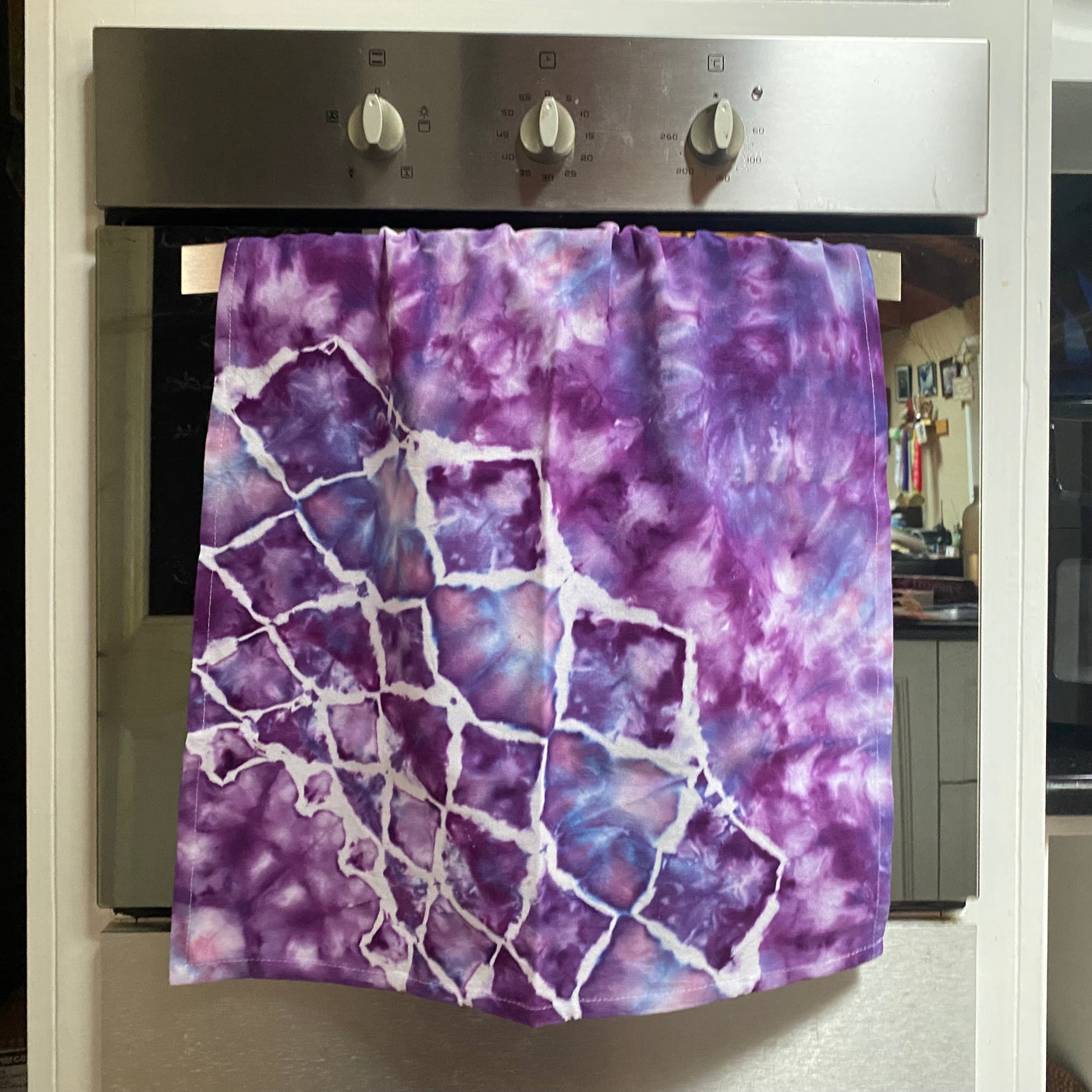 Purple Mandala Tea Towel