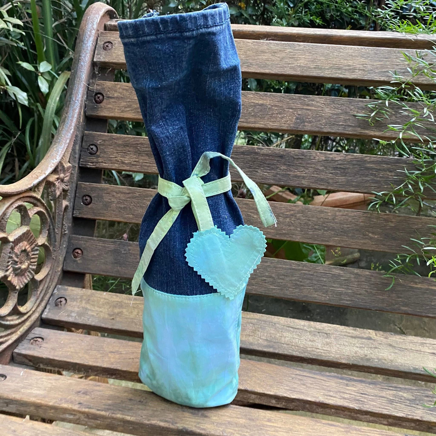 Denim & Dye Gift Bags - green