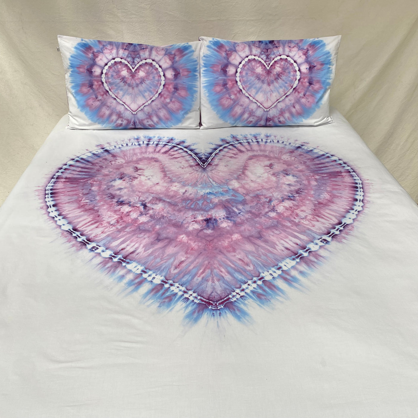 Sherbet Bliss | Hand dyed throw set