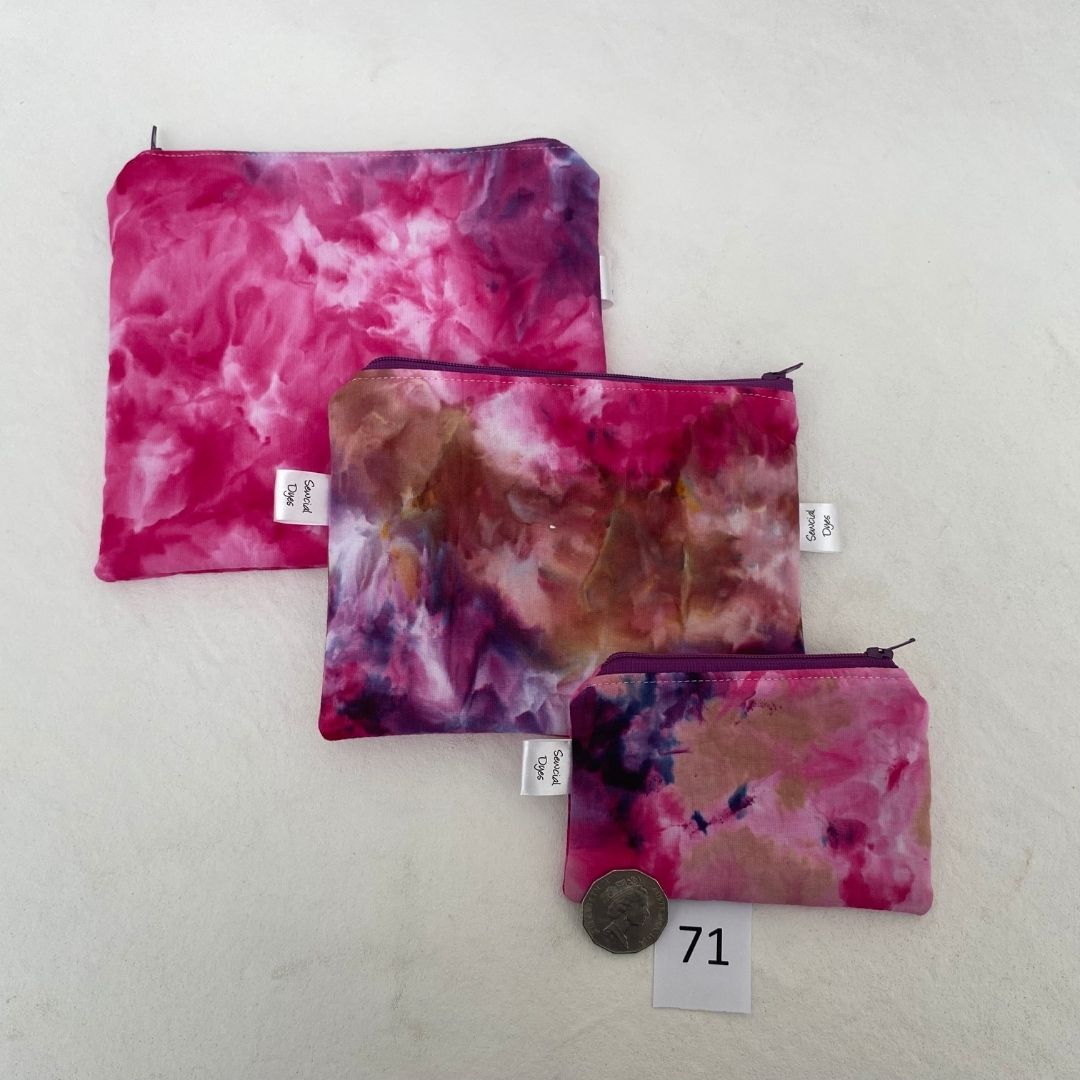 Set of 3 Zip Purses #71
