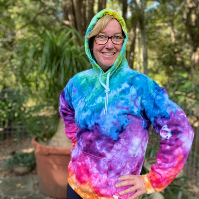 Sewcial dyes tie dye hoodie Australia