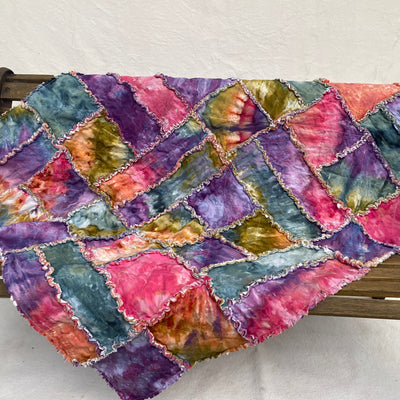 Patchwork Shaggy Rug