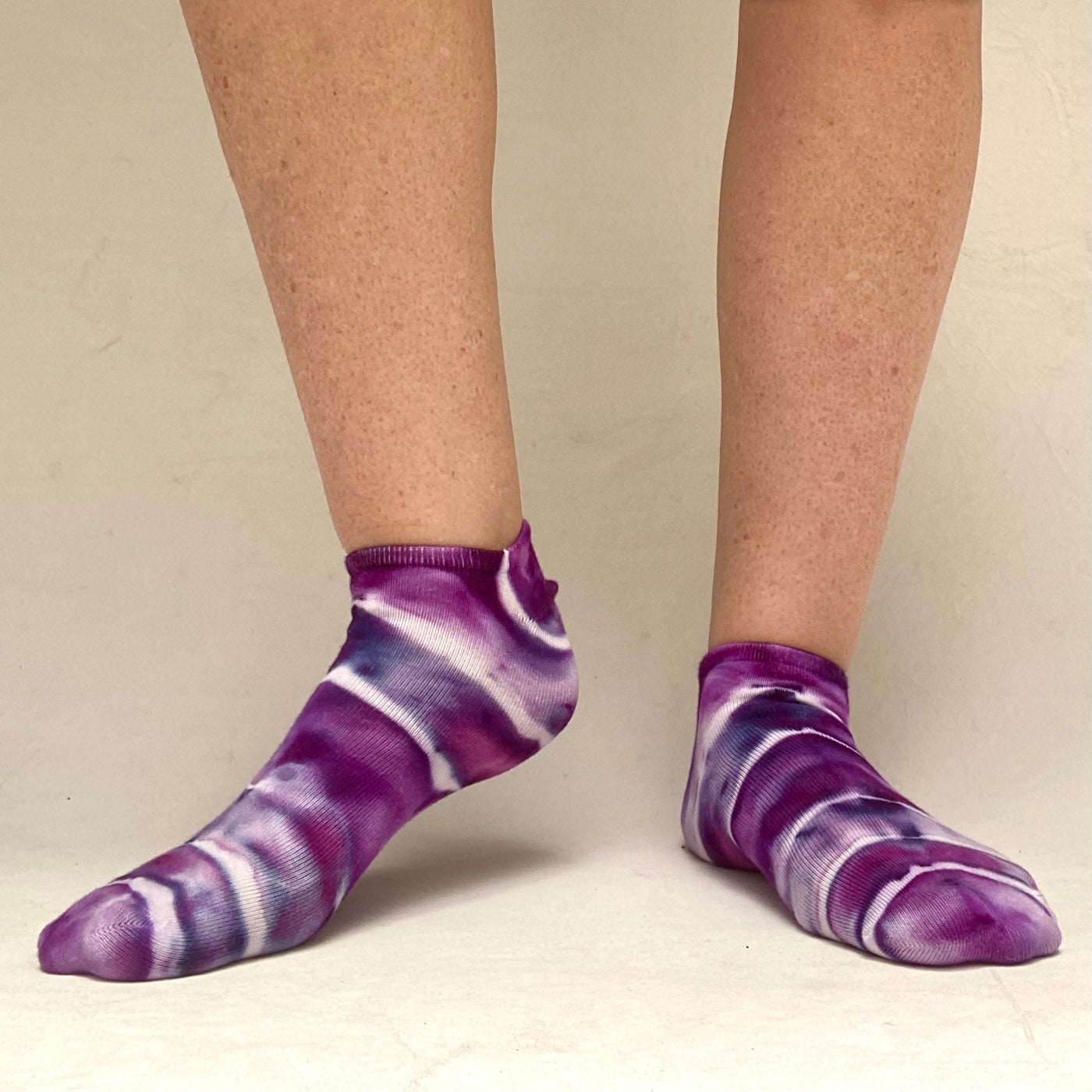 Ankle socks  Size 8-11 - #2 Purples