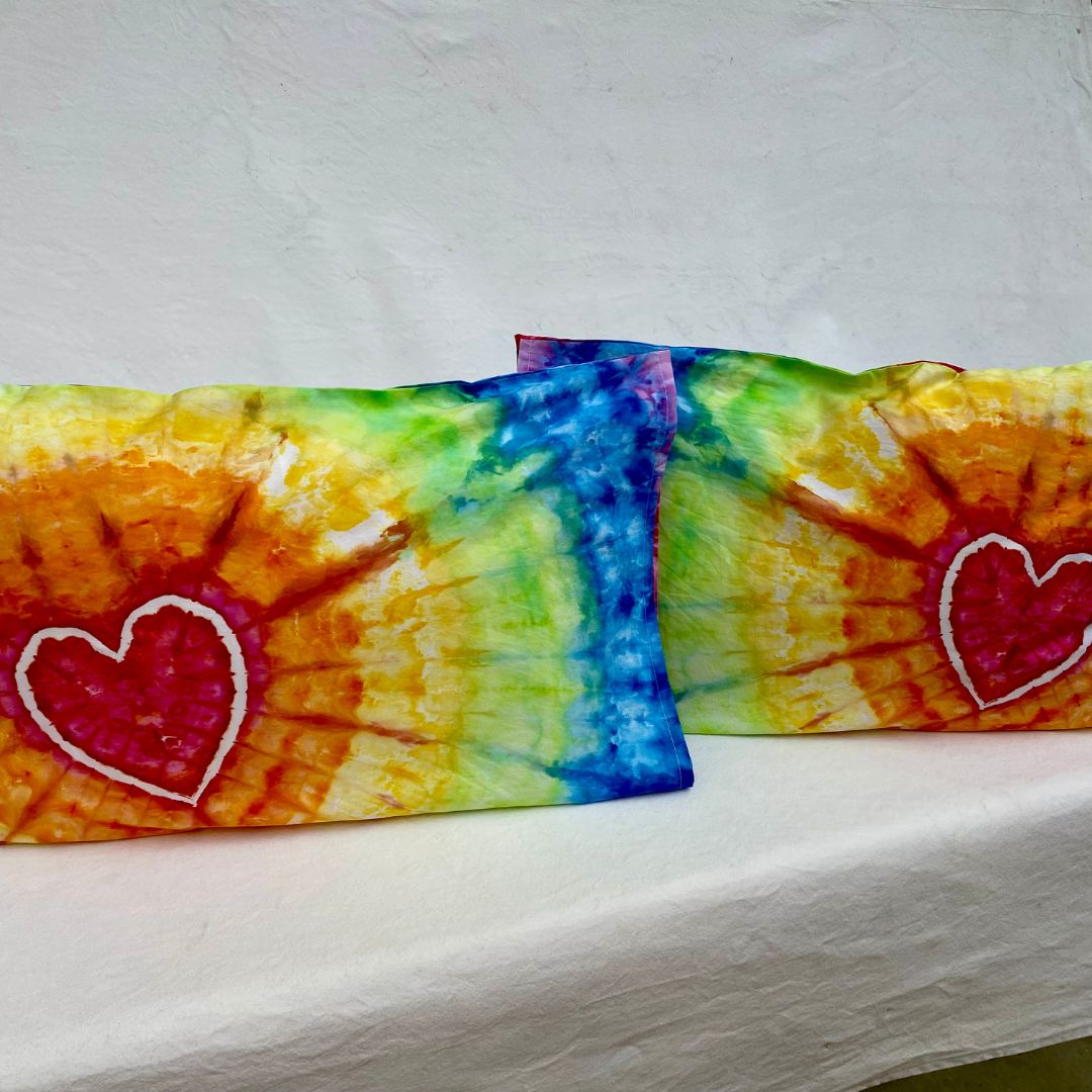 Set of 2 Pillow Slips - Hearts