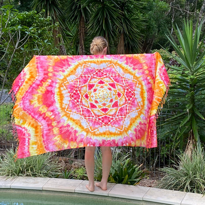 Tie dye Mandala Sarong