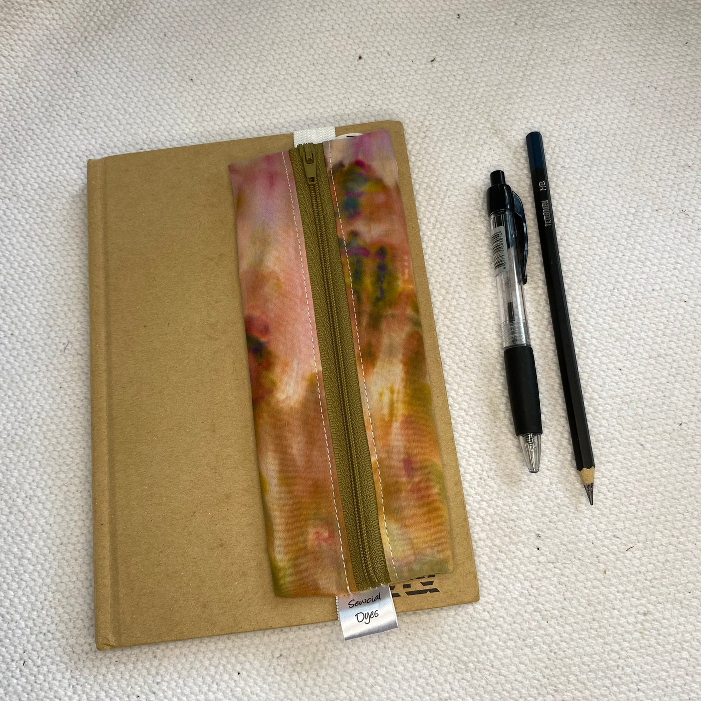 #48 - A5 size Pencil pouch / Bookmark - Golden Earth