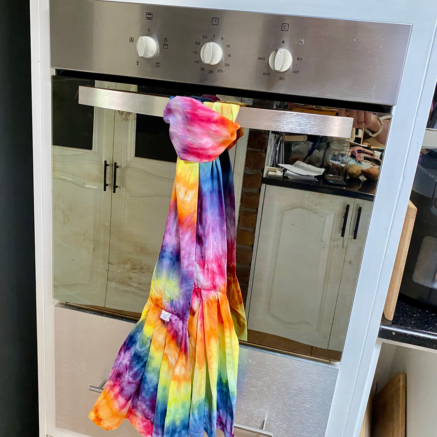Tie Dye Kitchen Boa - Rainbow