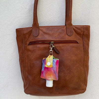 Tie Dye Sanitiser Pouch - Hands full of happy