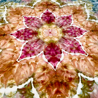 Heaven and Earth | Hand dyed throw set
