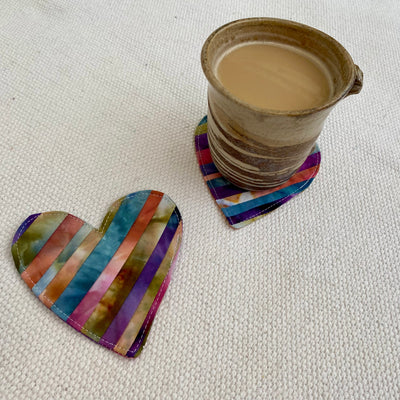 Tie Dye Love Coaster - Earthy