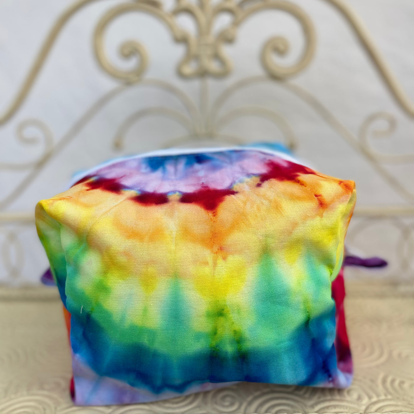 #19  - Rainbow Tie Dye Toiletry Bag