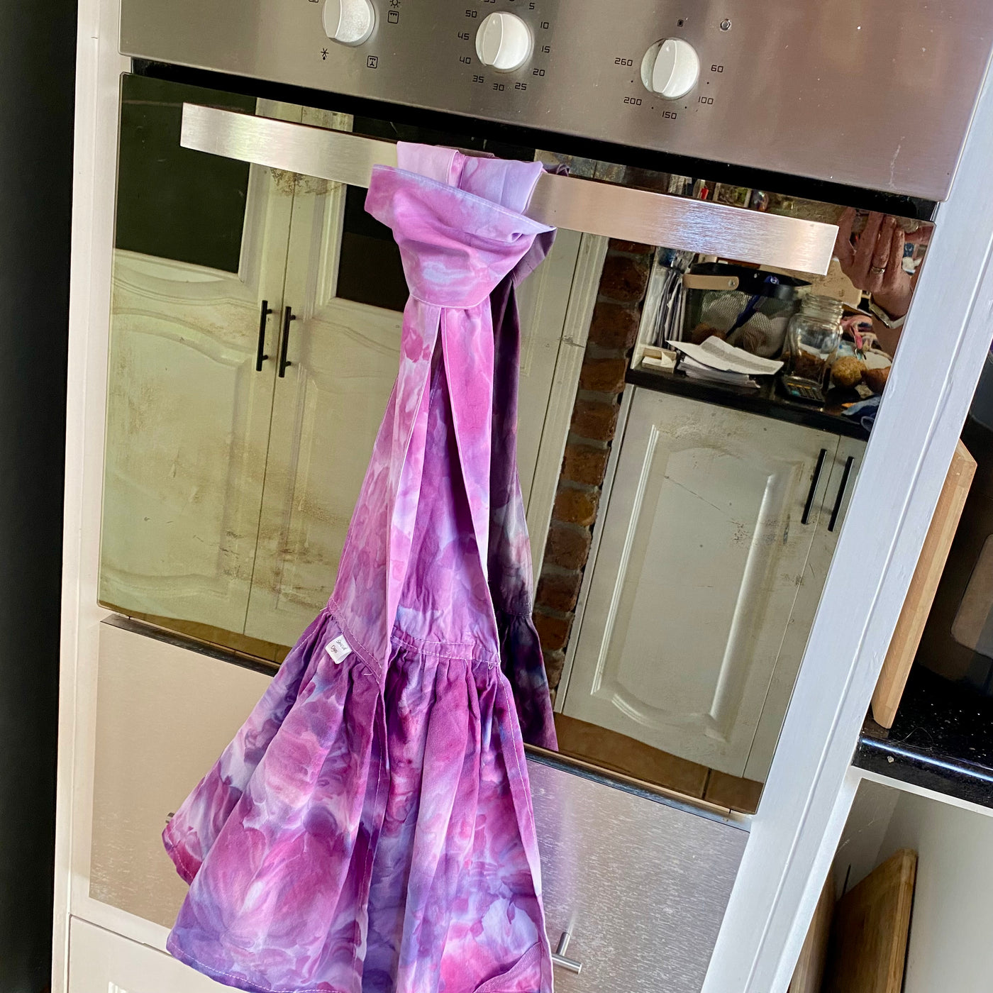 Tie Dye Kitchen Boa - Purple