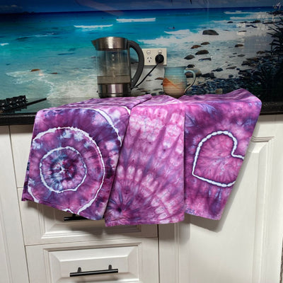 Set of 3 Tie Dye Tea Towels