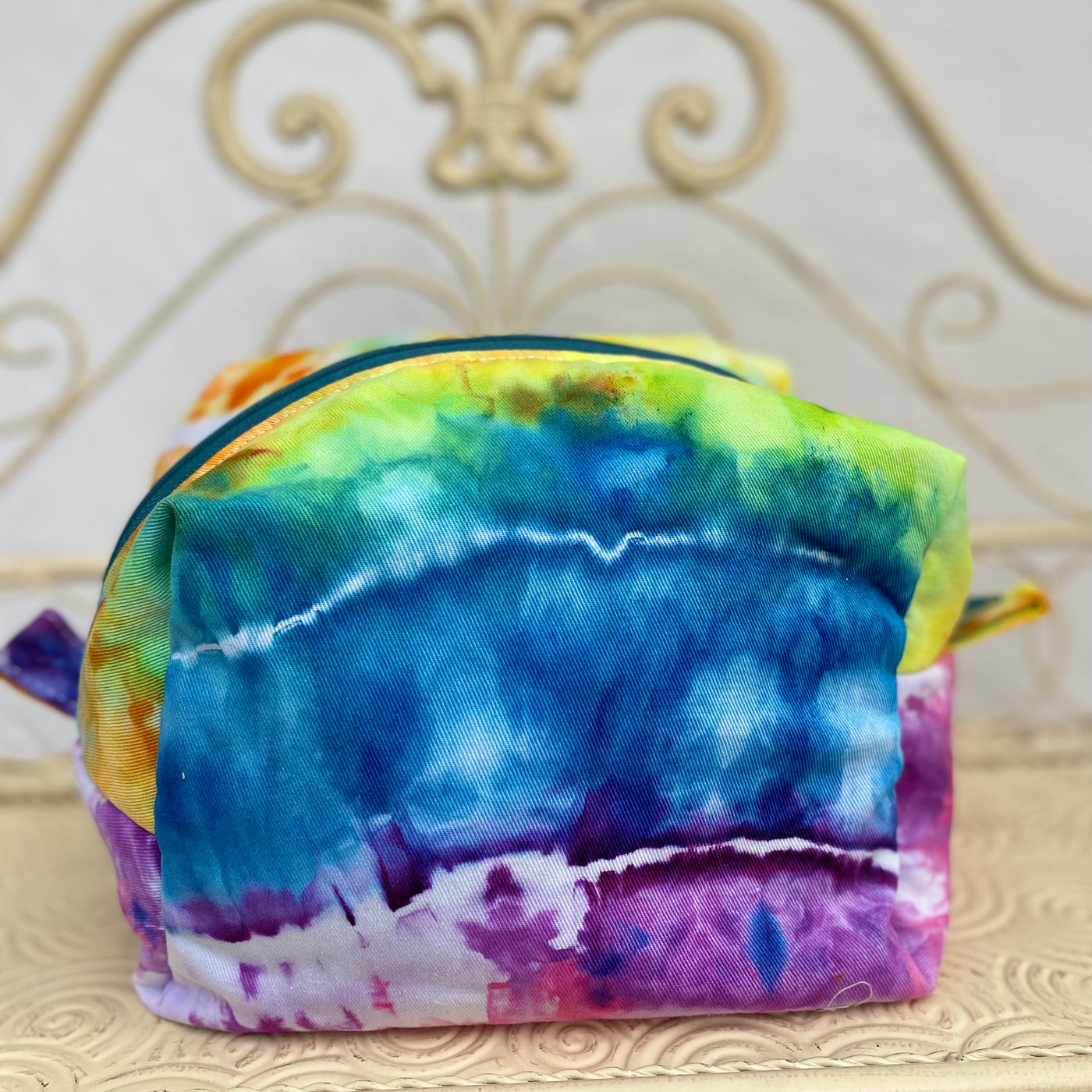 #3  - Rainbow Tie Dye Toiletry Bag
