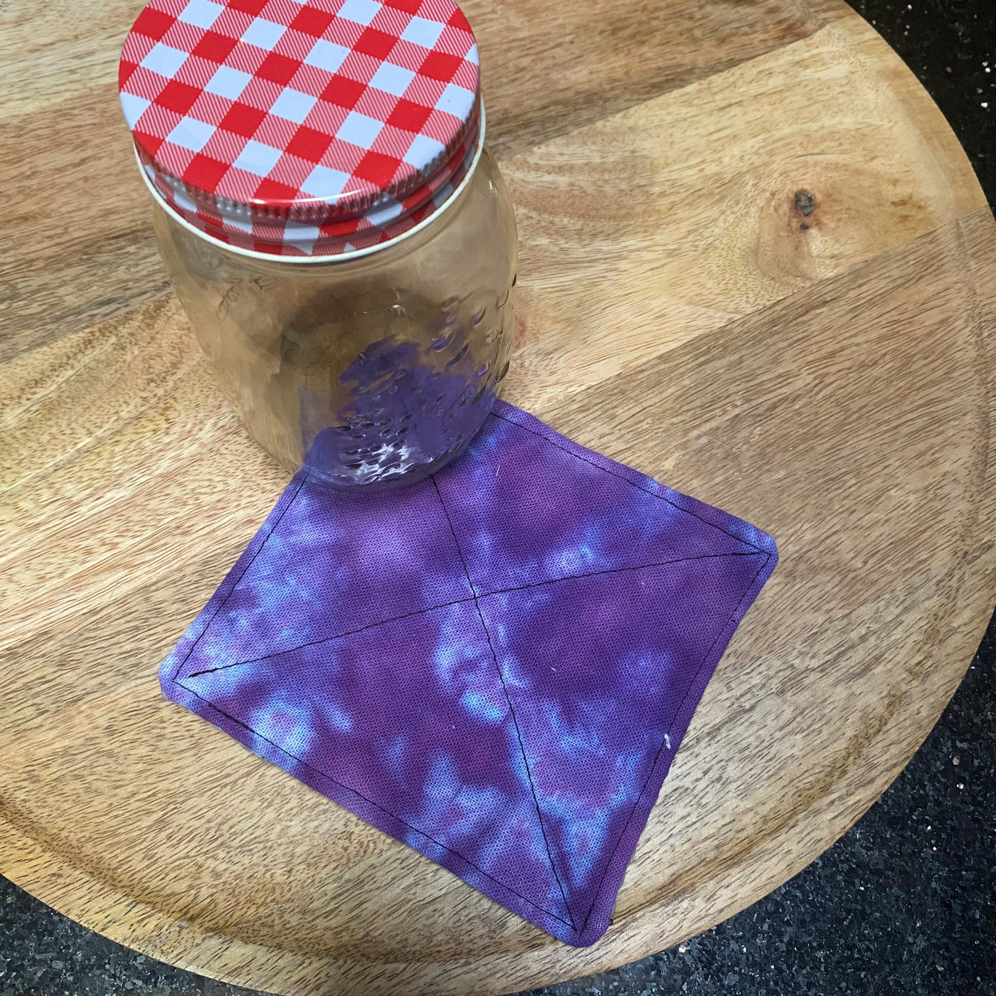 #33 - Purple Tie dye Jar Gripper