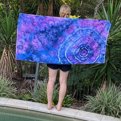 Design your own | Tie Dyed Towel | Bullseye Design