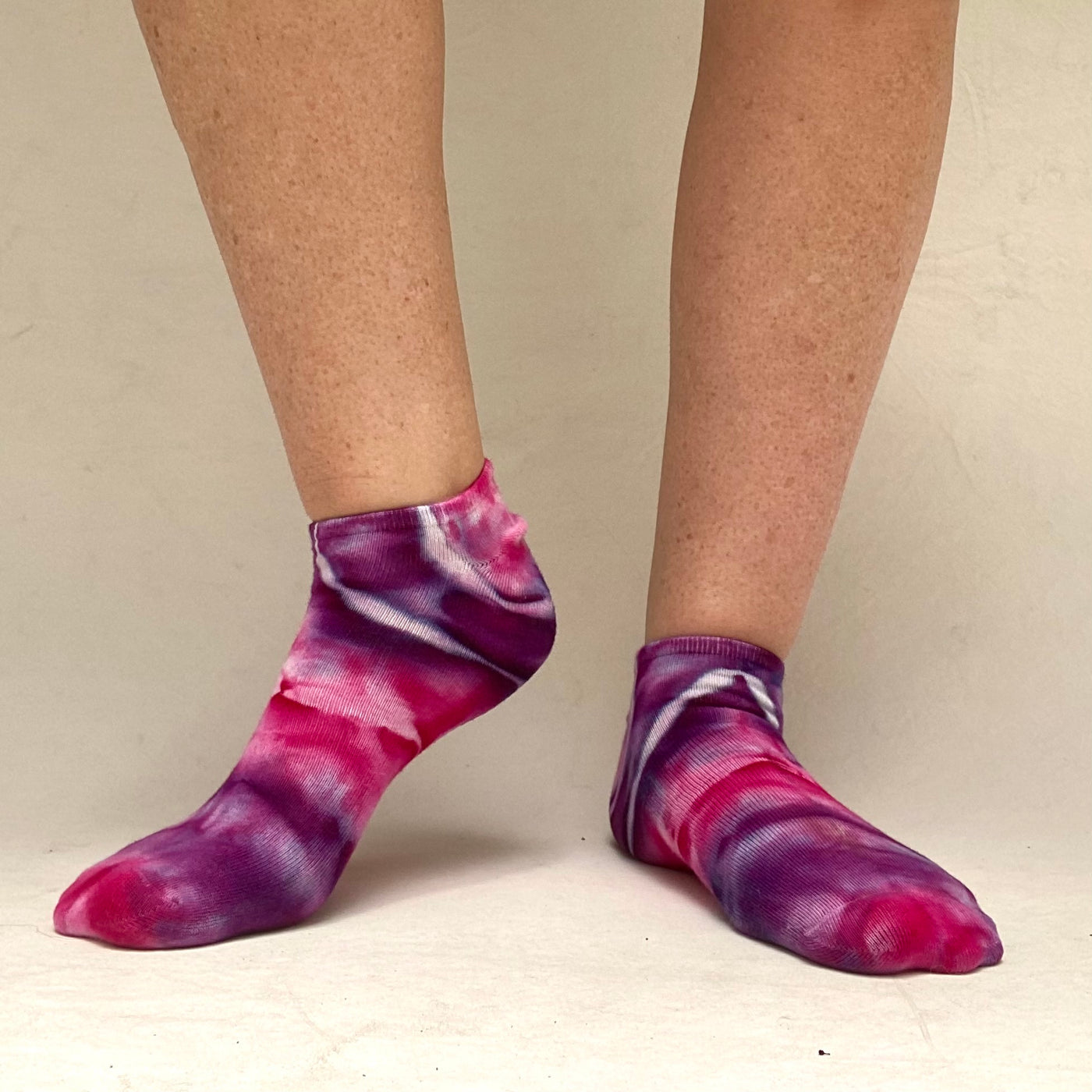 Ankle socks  Size 8-11 - Purple & Fuchsia