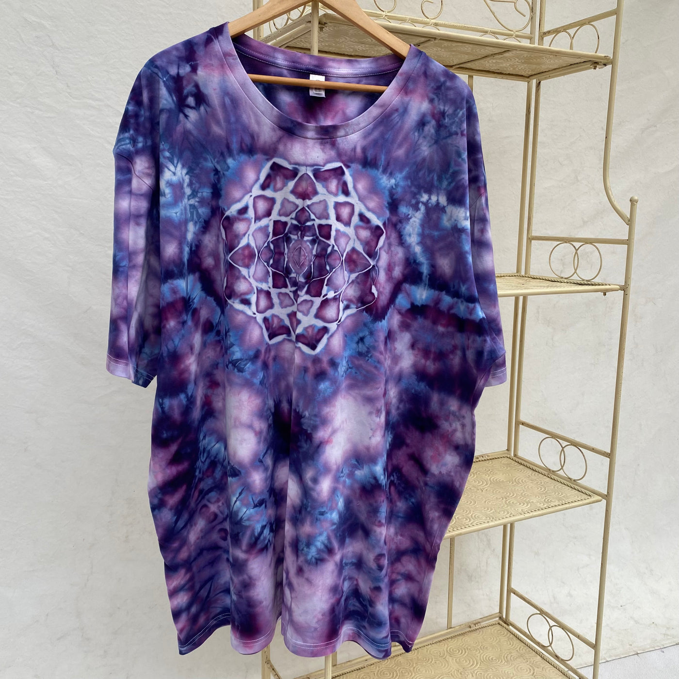 4XL - Purple Mandala tee shirt