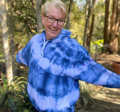 Tie Dye - Hoodie | Shoulder Spiral Design