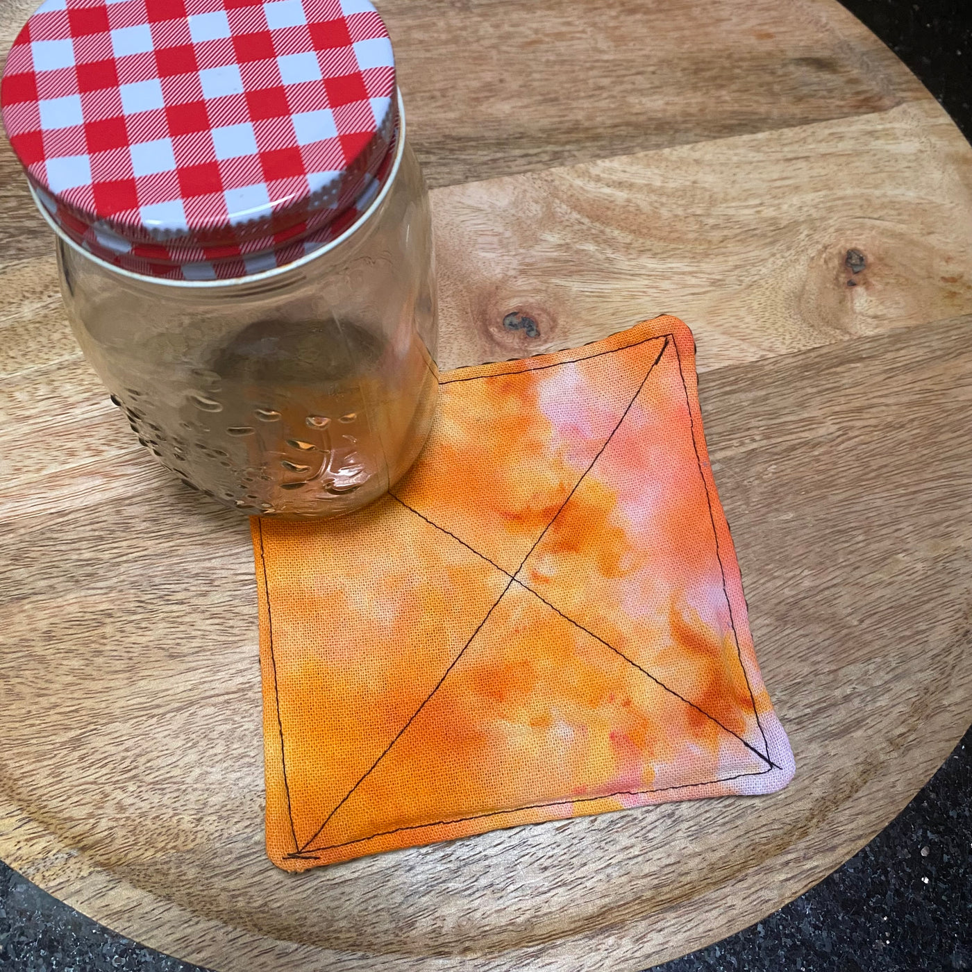 #47 - Oranges Tie dye Jar Gripper