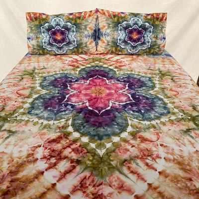 Desert Rose Mandala Tie Dye Throw