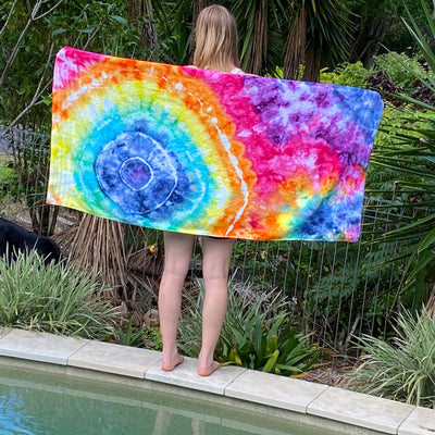 Design your own | Tie Dyed Towel | Bullseye Design