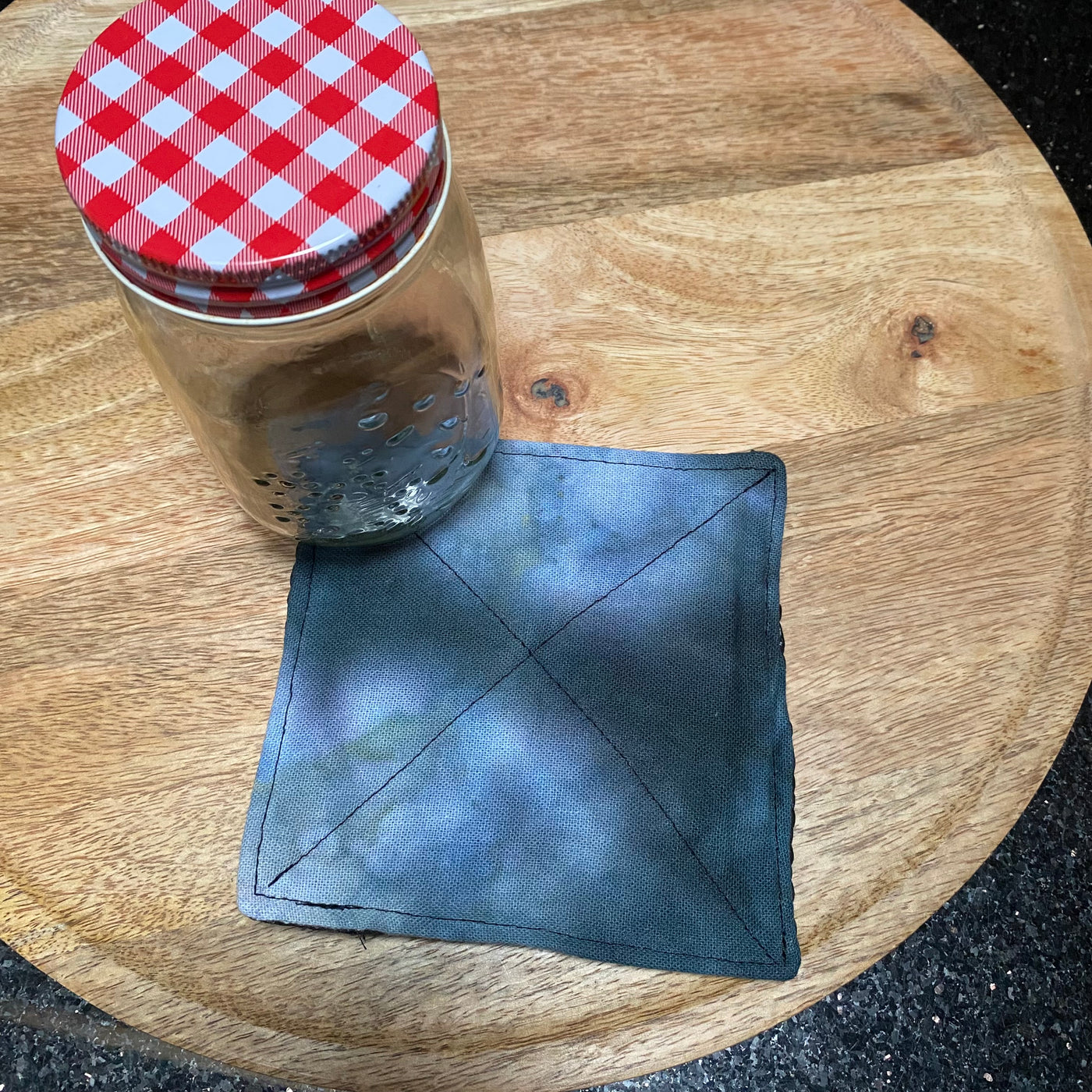 #7 - Black Tie dye Jar Gripper