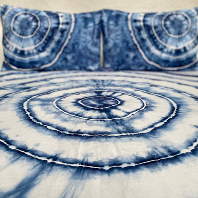 Arctic Blast | Hand dyed throw set