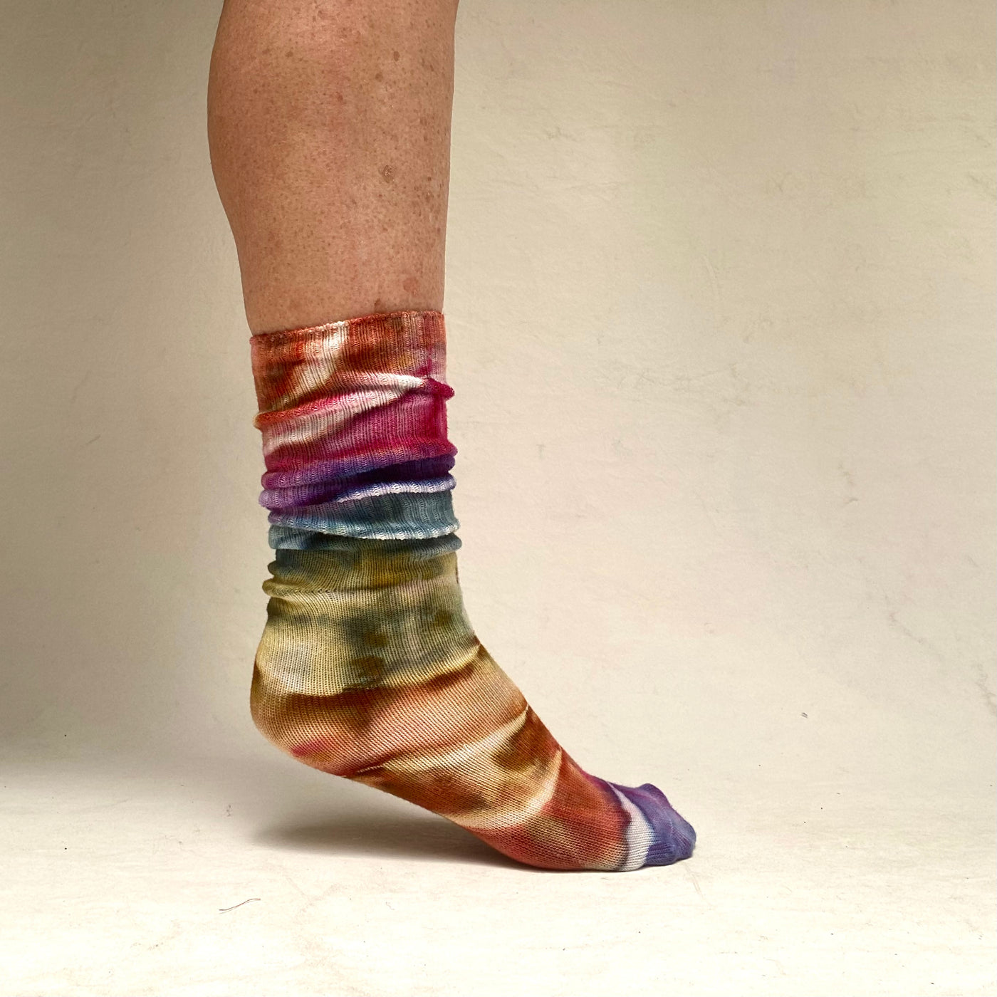 Calf socks  Size 7-10 - Earthy