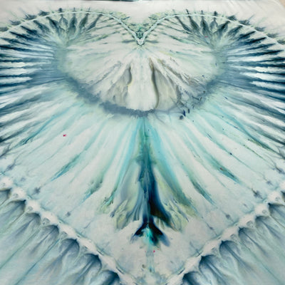Happy Hearts| Hand dyed throw set
