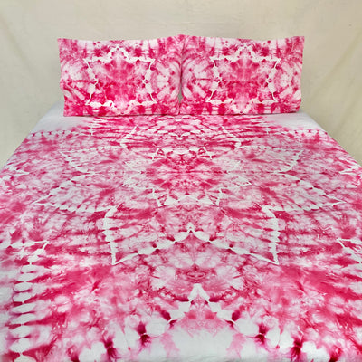 Strawberry Delight | Hand dyed throw set