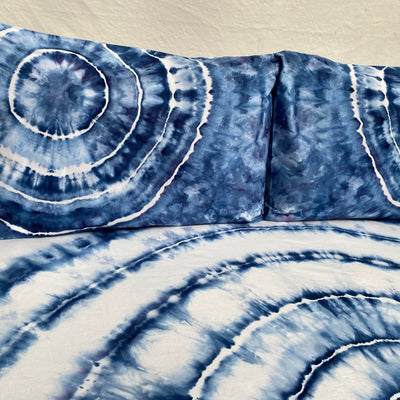Arctic Blast | Hand dyed throw set