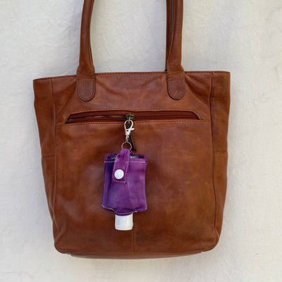 Tie Dye Sanitiser Pouch - Berry Clean