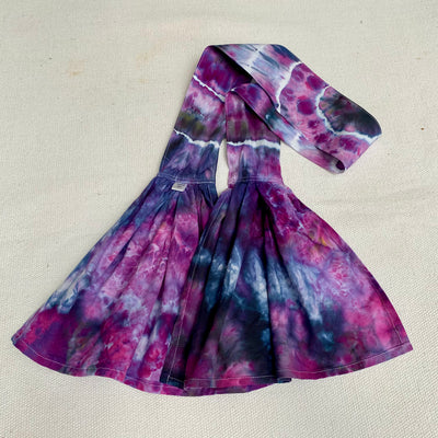 Tie Dye Kitchen Boa - Black + Purple