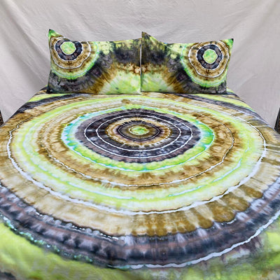 Tie dyed throw set - Bullseye Design