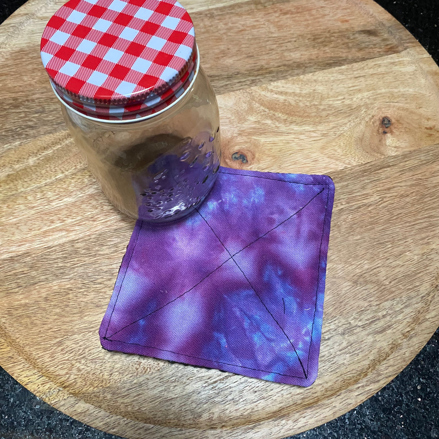 #14 - Purple Tie dye Jar Gripper