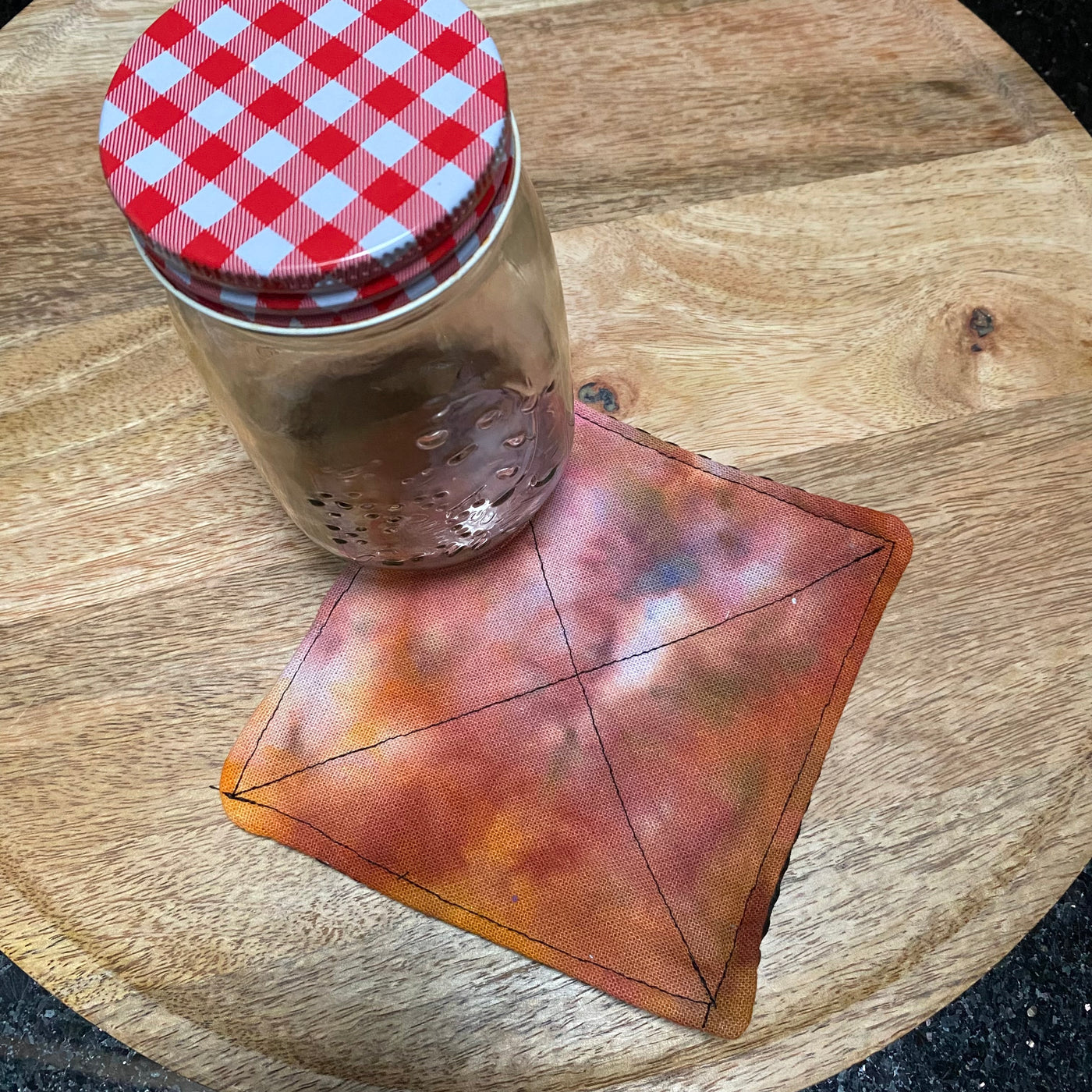 #6 - Brown Tie dye Jar Gripper