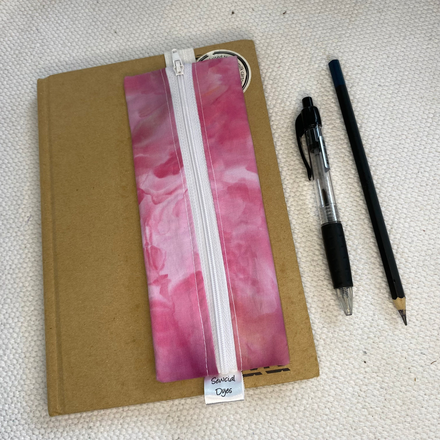 #44 - A5 size Pencil pouch / Bookmark - Pinks