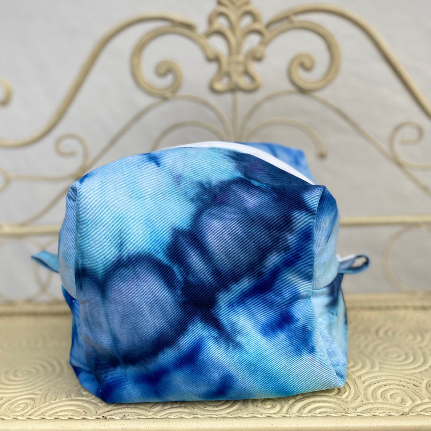 #4  - Blues Tie Dye Toiletry Bag